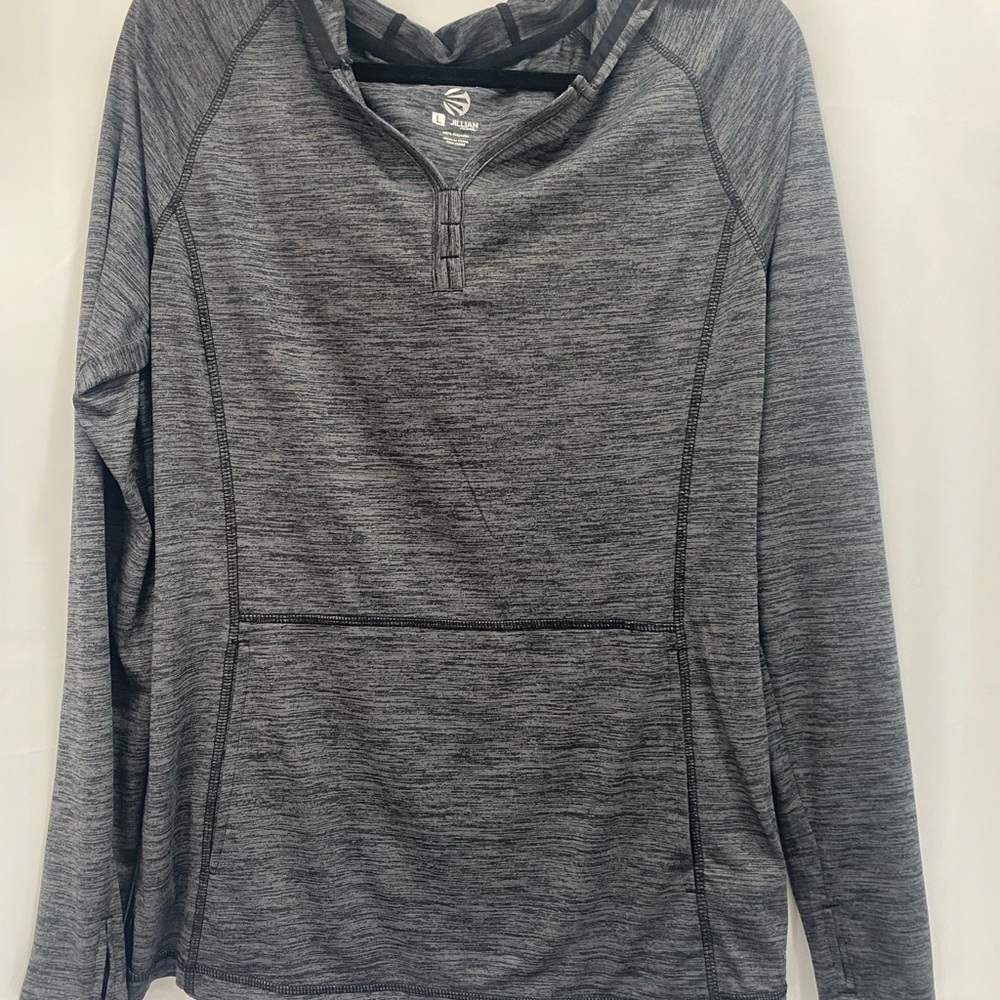 Gray Long Sleeve Women's Top
